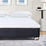 IULULU Mattress Topper Queen, SUI LONG 2 Inch Cooling Memory Foam Mattress Topper for Pressure Relieving, Non-Slip Design with Removable & Washable Cover, CertiPUR-US Certified, Queen Size