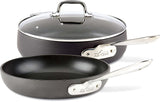 All-Clad E785S264/E785S263 HA1 Hard Anodized Nonstick Dishwasher Safe PFOA Free 8 and 10-Inch Fry Pan Cookware Set, 2-Piece, Black