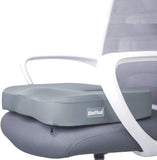 Comfifeel Gel Seat Cushion for Long Sitting, Seat Cushion for Office Chair, Gel Butt Pillow Cushion, Memory Foam Chair Cushion for Desk Chair, Firm Coccyx Cushion for Back Tailbone Relief