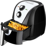 Secura Air Fryer XL 5.3 Quart 1700-Watt Electric Hot Air Fryers Oven Oil Free Nonstick Cooker w/Additional Accessories, Recipes