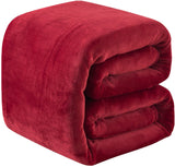 SOFTCARE Soft Queen Size Summer Blanket All Season 350GSM Thicken Warm Fuzzy Microplush Lightweight Thermal Fleece Blankets for Couch Bed Sofa SOFTCARE Ivory 90