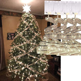 Andthere AndThere Fairy Lights LED Ribbon Christmas Lights, 13ft 40 LED Waterproof Battery Operated String Lights for Christmas Xmas Party Decoration Indoor Outdoor Hanging Decor(4 Pack)