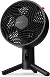 HealSmart SPIN 10 Oscillating Desktop Fan with 3 Speeds, Small, Black