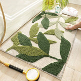 SEPTSEVEN Bathroom Rug, Non-Slip Bath Mat, Machine Washable, Quick Drying, Soft Bath Mat for Bathtub, Shower and Bathroom (Grey, 45 x 65 cm)