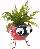 GIFTME 5 Metal Bee Garden Pot for Plants Indoor or Outdoor Decorations Succulent Cactus Flower Planter-7.5Inch