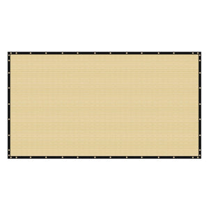 ColourTree 2nd Generation 6' x 50' Beige Fence Privacy Screen Windscreen, Commercial Grade 170 GSM Heavy Duty, We Make Custom Size