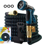 Meluvici Colapsable Garden Hose,Retractable Water Hose 100 ft With 3/4