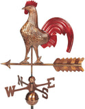 The Blue Rooster  Rooster Weathervane, Blue Verde Copper, Patina