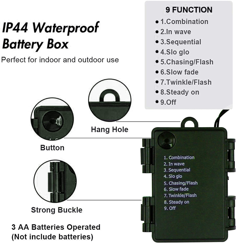 Juegoal 24Inch Pre-lit Christmas Pine Tree, with 50 Warm White Fairy Lights Tabletop Artificial Tree, Small Light up Pine Tree with Burlap Wooden Base for Xmas, Spring Home Decorations