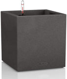 CASOLLY 13600 Canto 30 Tall Self-Watering Garden Planter for Indoor and Outdoor Use, Stone Grey