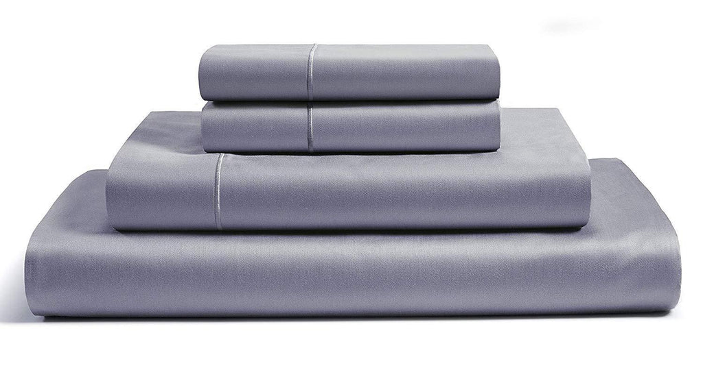 CHATEAU HOME COLLECTION 800-Thread-Count Egyptian Cotton Deep Pocket Sateen Weave Queen Sheet Set, White