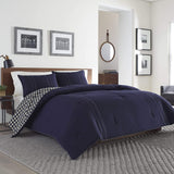 Eddie Bauer Home | Kingston Collection | 100% Cotton Soft and Cozy Premium Quality Comforter with Matching Shams, 3-Piece Bedding Set