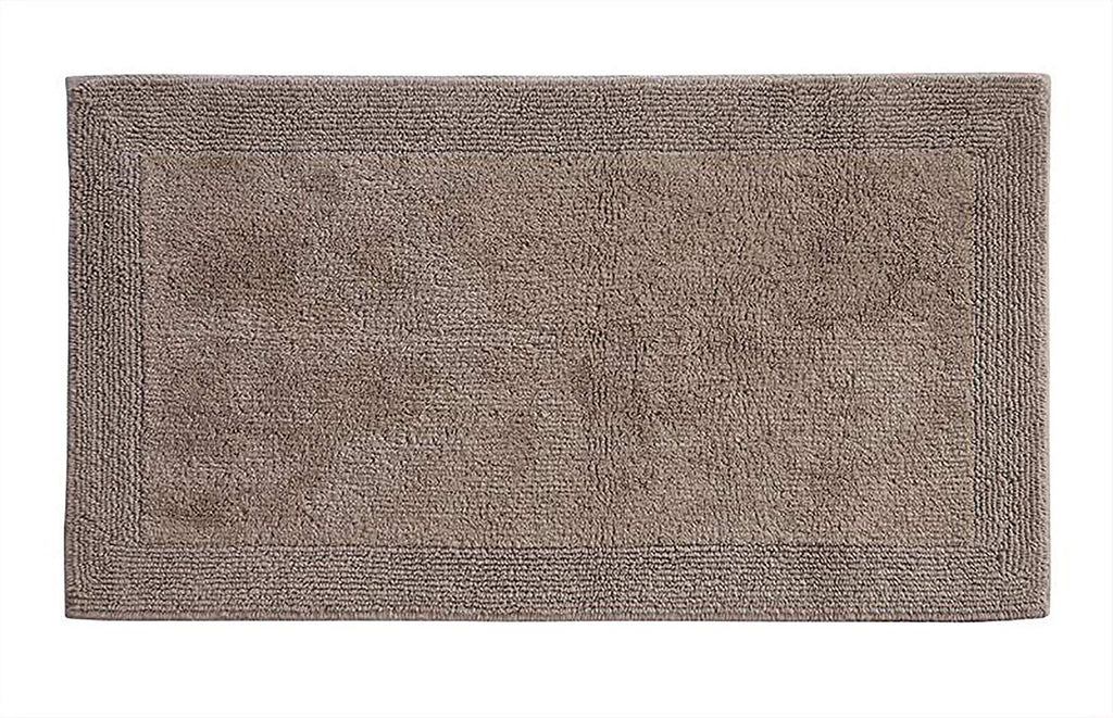 Grund Certified 100% Organic Cotton Reversible Bath Mat, Puro Series, 24-Inch by 40-Inch, White