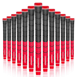 Champkey Multi Compound Golf Grips Set of 13 (5 Oz Solvent,Hook Blade,15 Tapes & Vise Clamp Available)-Choose Between 13 Grips & All Repair Kits and 13 Grips & 15 Tapes