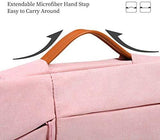 11.6-13 Inch Laptop Bag Sleeve for Women Ladies Travel Briefcase with Accessories Organizer for Lenovo Chromebook C330, Acer Chromebook R11, Surface Pro 12.3, Samsung HP ASUS Dell Chromebook Case,Pink