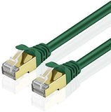 TNP Cat6 Ethernet Patch Cable (20 Inch) - Professional Gold Plated Snagless RJ45 Connector Computer Networking LAN Wire Cord Plug Premium Shielded Twisted Pair (Orange)