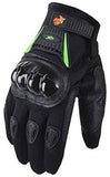 Street Bike Full Finger Motorcycle Gloves 09 (Large, black)