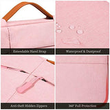 11.6-13 Inch Laptop Bag Sleeve for Women Ladies Travel Briefcase with Accessories Organizer for Lenovo Chromebook C330, Acer Chromebook R11, Surface Pro 12.3, Samsung HP ASUS Dell Chromebook Case,Pink