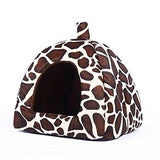 Spring Fever Small Big Animal Strawberry Guinea Pigs Rabbit Dog Cat Puppy Pet Fleece House Indoor Water Resistant Beds