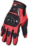 Street Bike Full Finger Motorcycle Gloves 09 (Large, black)