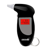 JASTEK Breathalyzer Keychain Digital Alcohol Tester Detector Breath Analyzer Audible Alert Portable with LCD Display and Replacement Mouthpiece Personal