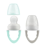 HKESTG Fresh First Silicone Feeder, Mint & Grey, 2 Count