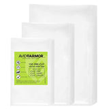 Avid Armor 150 Vacuum Sealer Storage Bags for Food Saver, Seal a Meal Vac Sealers, 50 Each Bag Size: Pint 6x10, Quart 8x12, Gallon 11x16 BPA Free, Sous Vide Vaccume Safe Commercial Grade Universal Bag