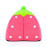 Spring Fever Small Big Animal Strawberry Guinea Pigs Rabbit Dog Cat Puppy Pet Fleece House Indoor Water Resistant Beds