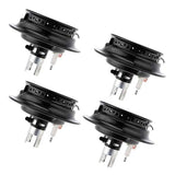 DRELD Sealed Gas Burner Head with Igniter Spark Electrode, Replace 74003963, 12500050, WP3412D024-09, Compatible with Magic Chef, Whirlpool, Maytag, Kitchen Aid, Kenmore (Pack of 4)