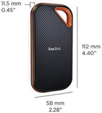 SanDisk 1TB Extreme Portable External SSD - Up to 550MB/s - USB-C, USB 3.1 - SDSSDE60-1T00-G25