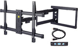 FORGING MOUNT Long Extension TV Mount Corner Wall Mount TV Bracket Full Motion with 30 inch Long Arm for Corner/Flat Installation fits 37 to 75