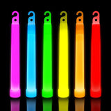 Glow Mind  30 Ultra Bright Glow Sticks - Emergency Light Sticks for Camping Accessories, Parties, Hurricane Supplies, Earthquake, Survival Kit and More - Lasts Over 12 Hours (Multi Color)