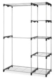 ÉLEVER Double Rod Freestanding Closet Heavy Duty Storage Organizer