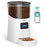 Faroro Automatic Cat Feeder 2.4G WiFi Enabled 6L Smart Food Dispenser for Cats and Small Dogs with App Control, Programmable Timer, Distribution Alarms and Voice Recorder Up to 15 Meals per Day