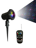 Poeland  Remote Controllable RGB Moving Laser Outdoor Garden Landscape Light Red, Green and Blue