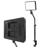 GREATSSLY Key Light, Professional Studio LED Key Light Desk Mount Video Light with C-Clamp, Color Adjustable, App-Enabled, for Mac/Windows/iPhone/Android, Metal Desk Mount Copy