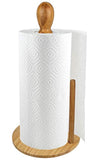 ABZUOON  Counter Top Bamboo Paper Towel Holder