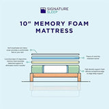 Signature Sleep 6005349 10" Memory Foam Mattress, Full