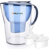 PUR Alkaline Water Filter Pitcher - 3.5 Liters Improve PH, 2 Filters Included, BPA Free, 7 Stage Filteration System to Purify, Blue