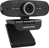 Unzano 1080P Webcam with Microphone,Unzano Full HD Computer Camera for Streaming Conference Online Teaching, USB Web Cameras for Desktop, Mac, PC, Laptop, Zoom/Facetime/YouTube