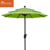 EliteShade 9Ft Market Umbrella Patio Outdoor Backyard Aluminum Table Umbrella (FadeSafe Beige)