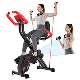 Pooboo Folding Exercise Bike Upright Convertible Magnetic Bike (B0815VTLMN)