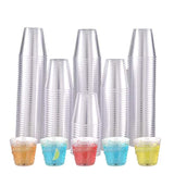 Matana 500 Plastic Shot Glasses-2oz Disposable Cups-2Ounce Plastic Shot Cups-Ideal Plastic Tumbler for Whiskey, Jello Shots, Tasting ,Food Samples