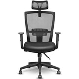 ORISTUS Ergonomic Office Chair Mesh Chair Heavy Duty Office Chair, Adjustable Headrest and Armrest, Home Office Chair with Tilt Function and Position Lock