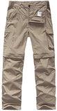 Mens Hiking Pants Adventure Quick Dry Convertible Lightweight Zip Off Fishing Travel Mountain Trousers