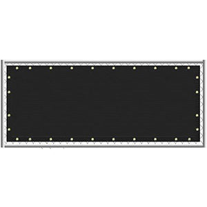 Shade&Beyond 4' x 50' Fence Privacy Screen Black Heavy Duty 150 GSM Fencing Mesh Shade Net Cover for Wall Garden Yard Backyard Indoor Outdoor Home Decoration