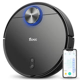 TOCMOC T3 Robot Vacuum Cleaner, 3000Pa Super Strong Suction Robotic Vacuum with 5200 mAh Battery Laser Navigation and Mapping Compatible with Alexa