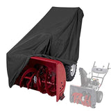 Sun Joe Snow Thrower Cover-Heavy Duty Polyester,Waterproof,UV Protection,Universal Size for Most Electric Two Stage Snow Blowers with Carry Bag