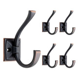 MESEVEN Ruavista Coat and Hat Hook Wall Hooks 5-Pack, Bronze with Copper Highlights, 137246M