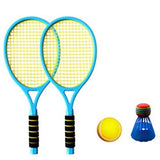 TOGOO Kids Tennis Racket Set with Ball,Badminton Set for Kids,Plastic Racquet Toys,Two in One Rackets Ball Tennis Racquet Game,for Child Toys Outdoor Sports